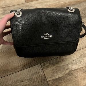 Black coach purse